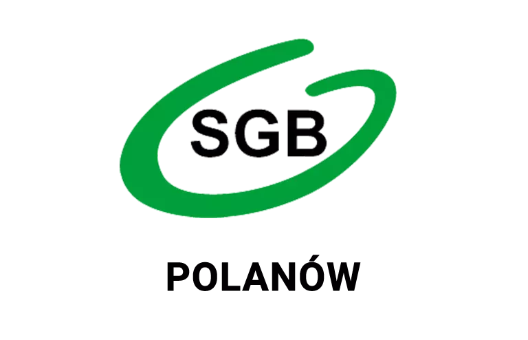 Logo polanowskiej placówki banku spółdzielczego