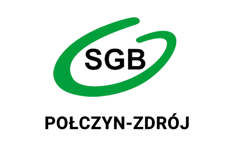 Logo oddziału banku spółdzielczego w Połczynie-Zdroju
