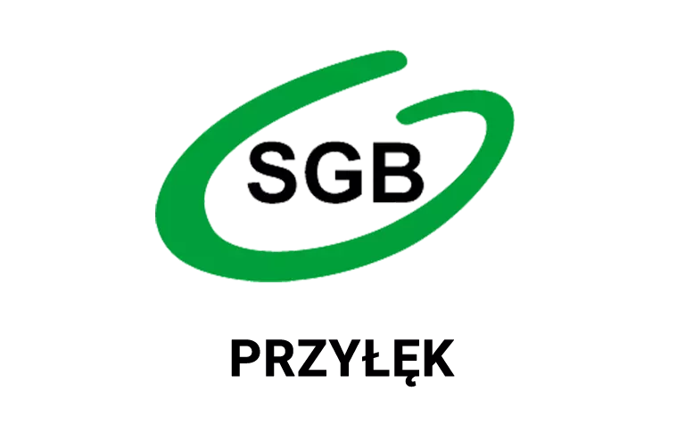 Logo przyłęckiej placówki banku spółdzielczego
