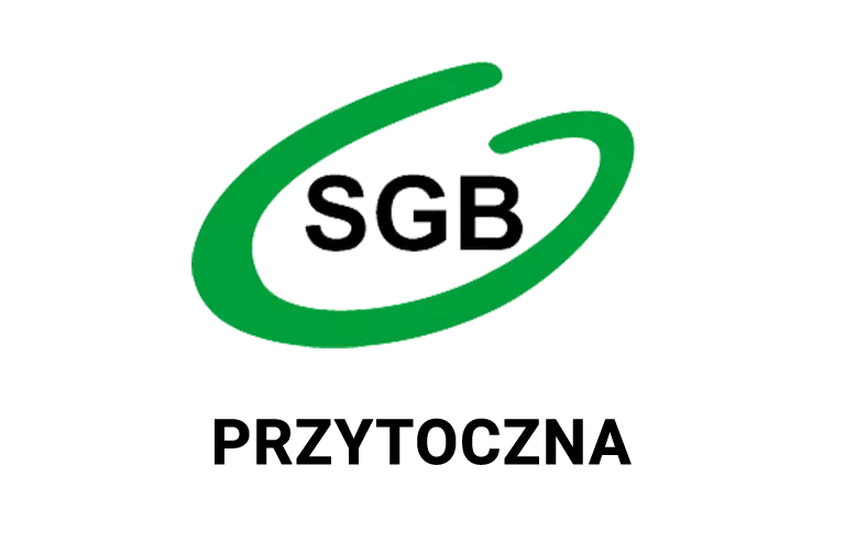Logo przytocznej placówki banku spółdzielczego