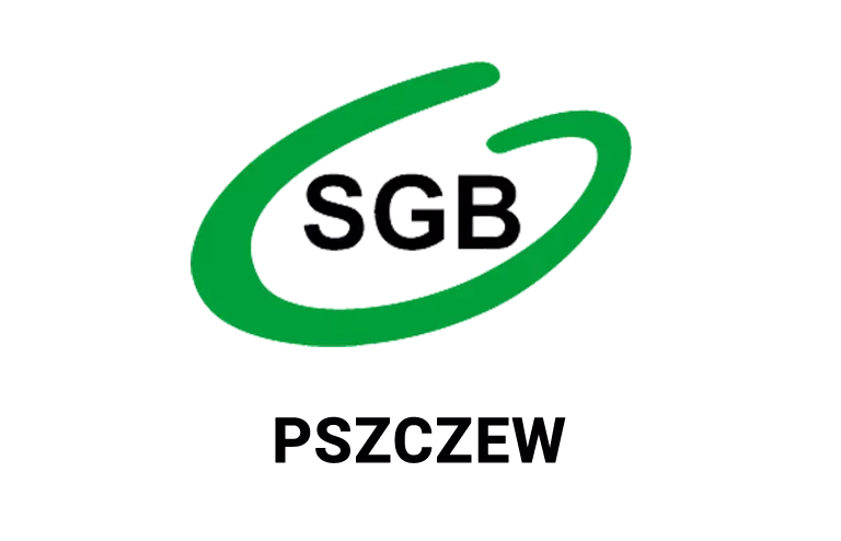 Logo pszczewskiej placówki banku spółdzielczego