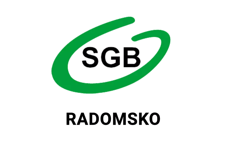 Logo oddziału banku spółdzielczego w Radomsku