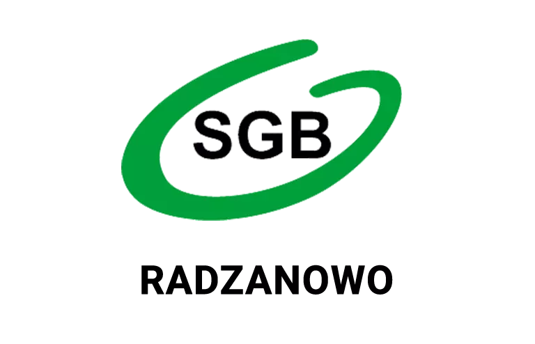 Logo radzanowskiej placówki banku spółdzielczego