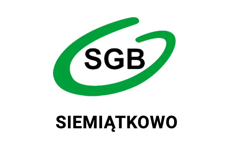 Logo siemiątkowskiej placówki banku spółdzielczego