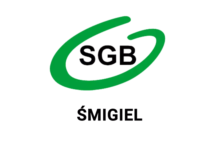 Logo śmigielskiej placówki banku spółdzielczego