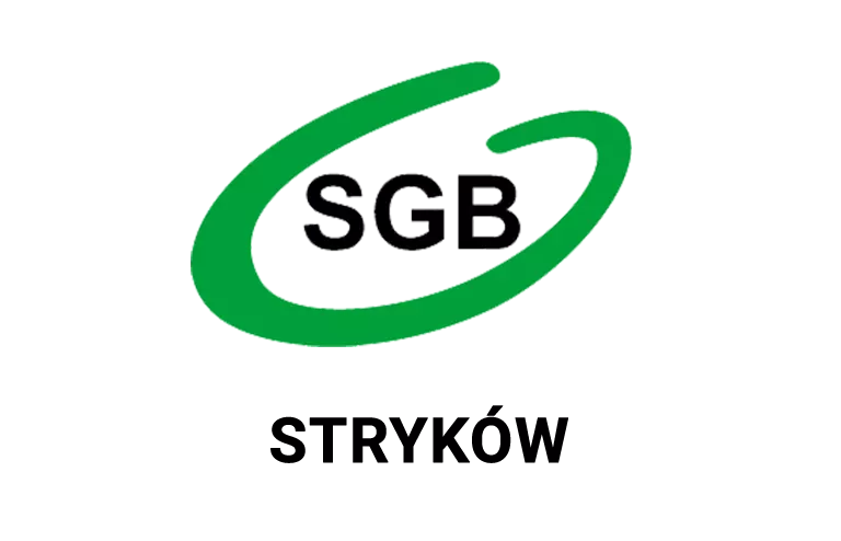 Logo strykowskiej placówki banku spółdzielczego