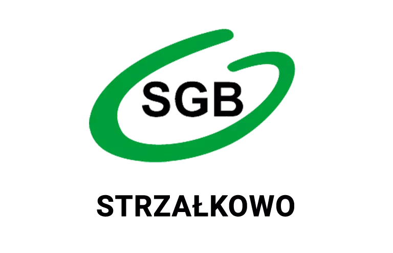 Logo oddziału banku spółdzielczego w Strzałkowie