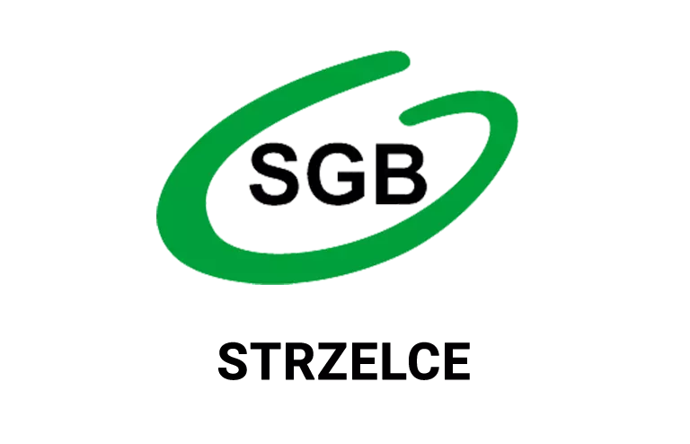 Logo strzeleckiej placówki banku spółdzielczego