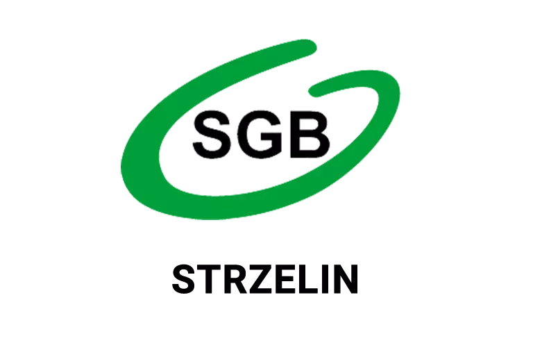 Logo oddziału banku spółdzielczego w Strzelinie