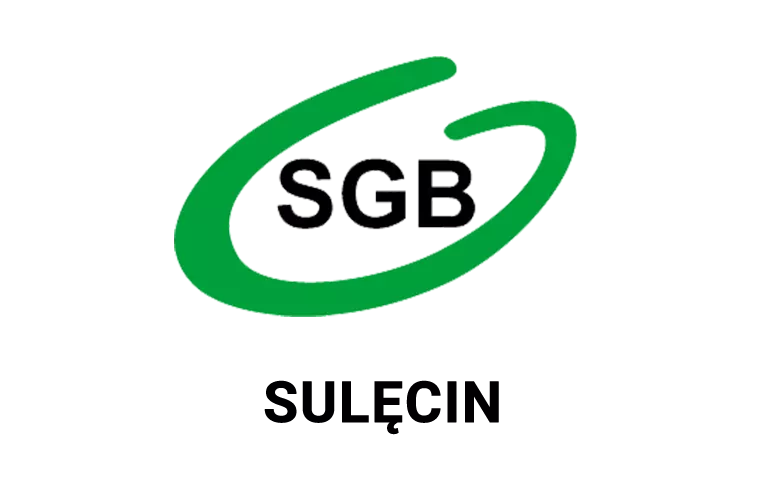 Logo sulęcińskiej placówki banku spółdzielczego