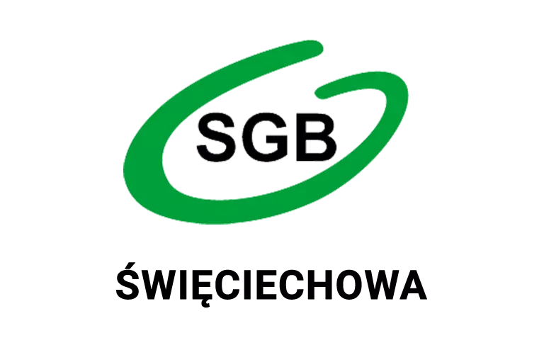 Logo święciechowskiej placówki banku spółdzielczego