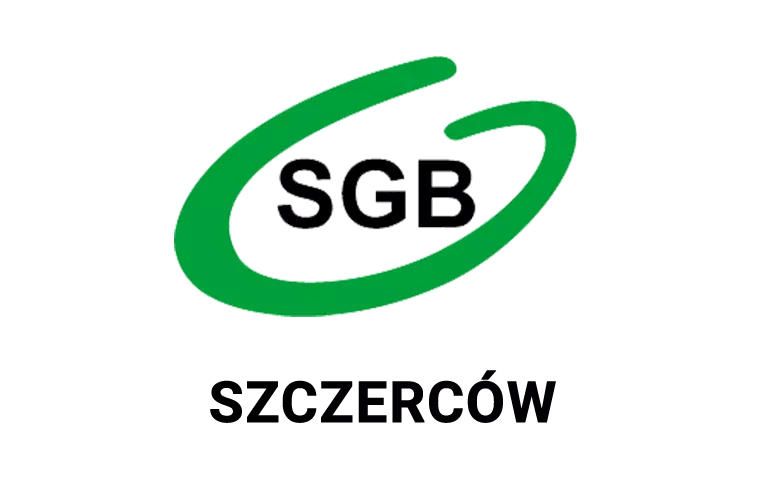 Logo szczercowskiej placówki banku spółdzielczego
