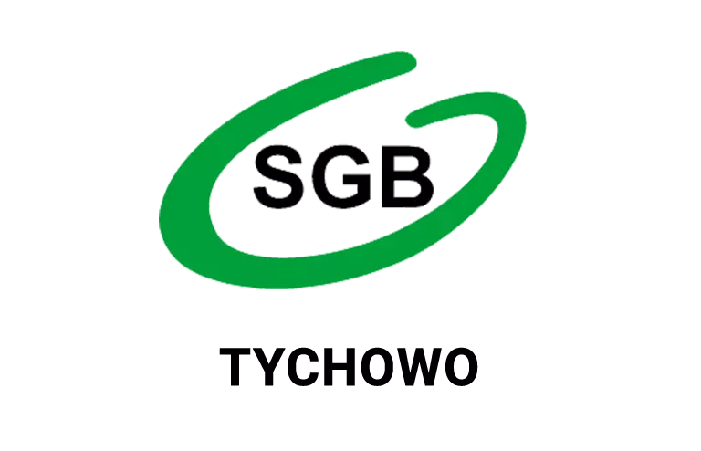 Logo tychowskiej placówki banku spółdzielczego