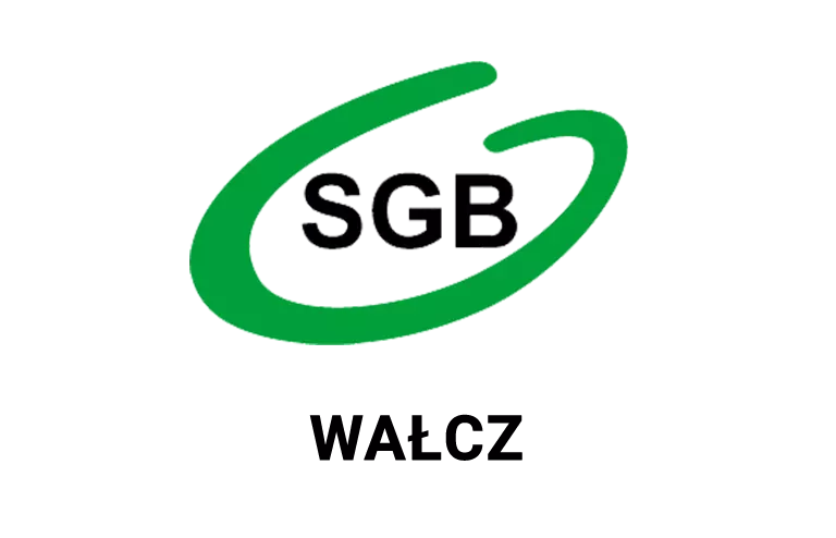 Logo oddziału banku spółdzielczego w Wałczu