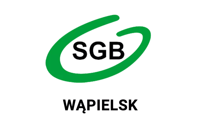 Logo oddziału banku spółdzielczego w Wąpielsku