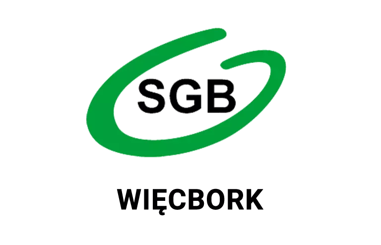 Logo więcborskiej placówki banku spółdzielczego