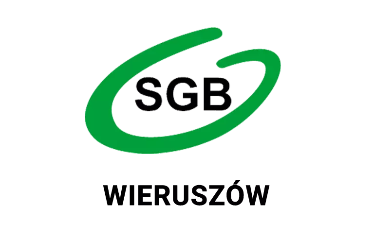 Logo wieruszowskiej placówki banku spółdzielczego