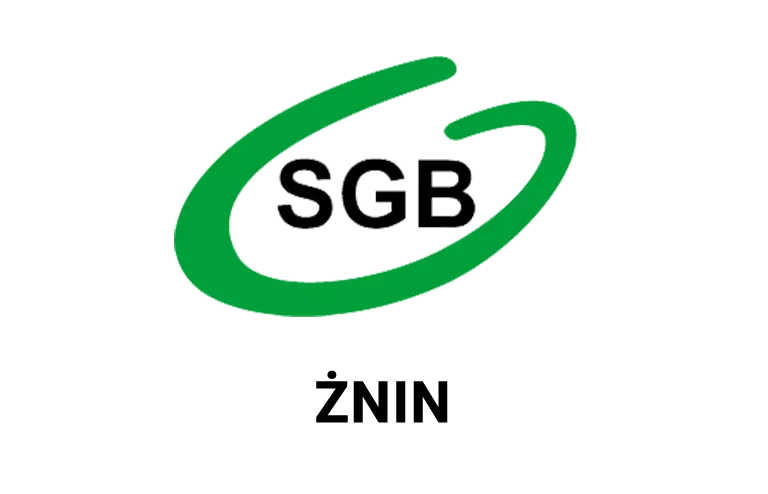 Logo oddziału banku spółdzielczego w Żninie