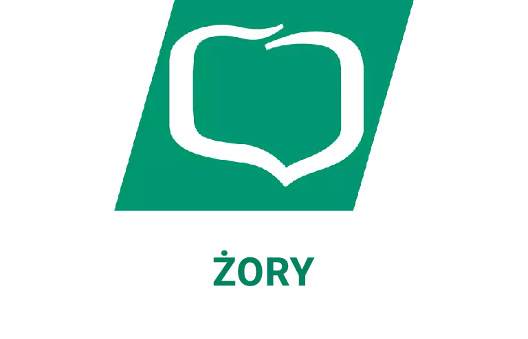 Logo oddziału banku spółdzielczego (z grupy BPS) w Żorach