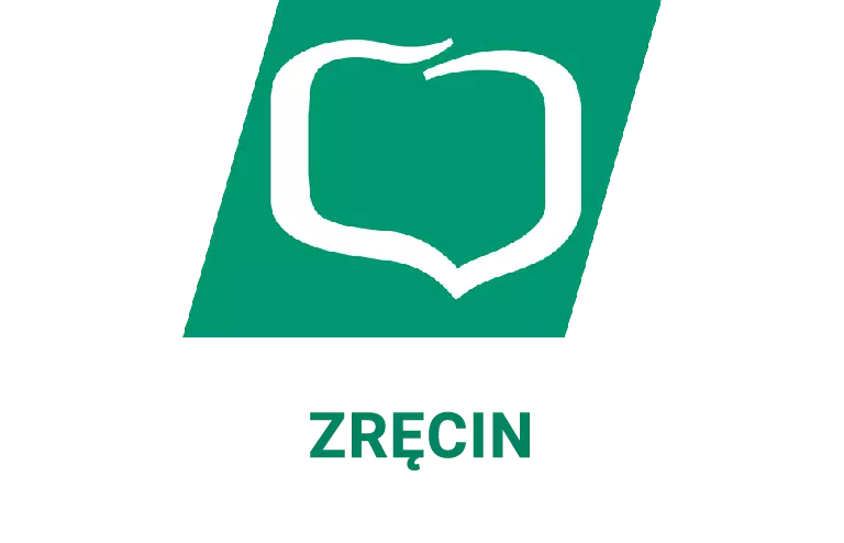 Logo zręcińskiej placówki banku spółdzielczego (BPS)