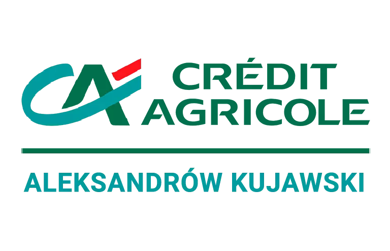 Logo oddziału Credit Agricole w Aleksandrowie Kujawskim