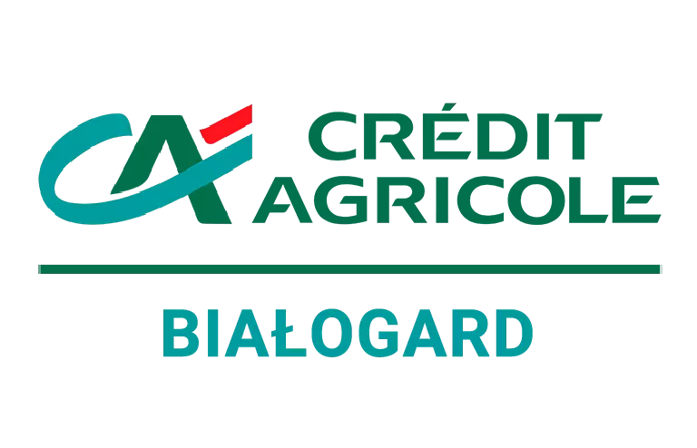 Logo oddziału Credit Agricole w Białogardzie