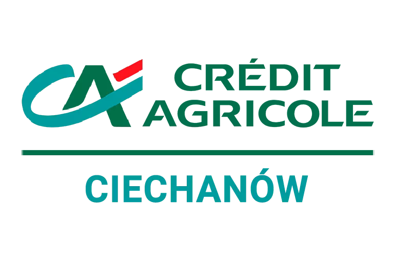 Logo oddziału Credit Agricole w Ciechanowie