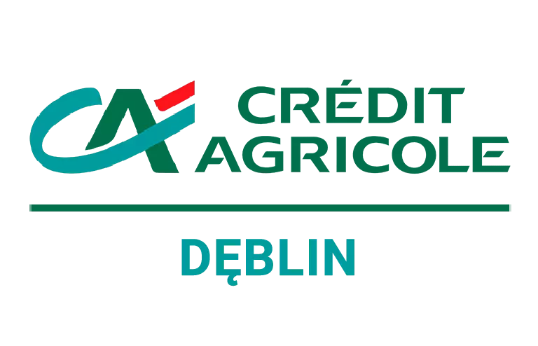 Logo oddziału Credit Agricole w Dęblinie
