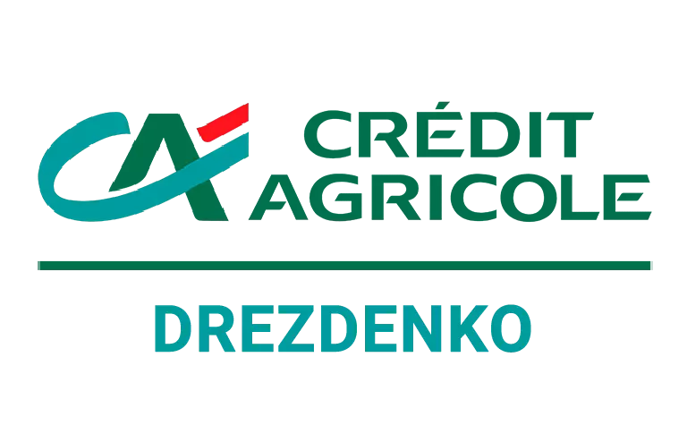 Logo oddziału Credit Agricole w Drezdenku