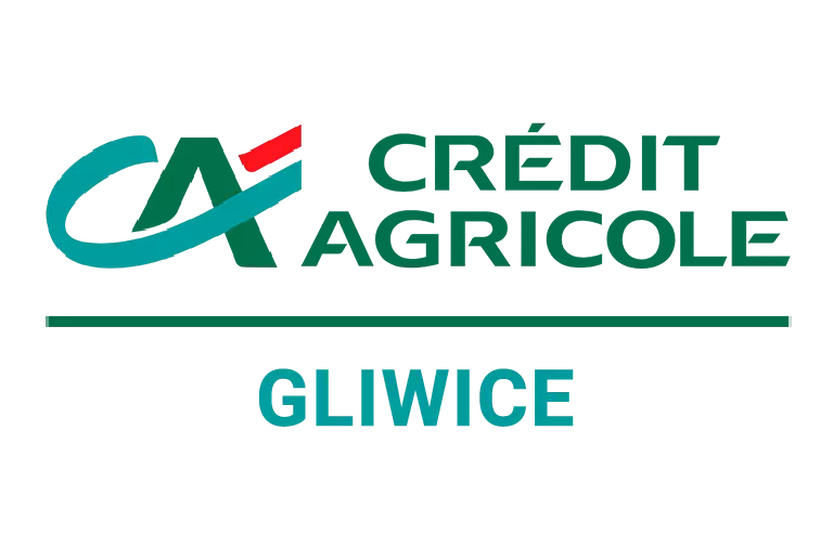 Logo oddziału Credit Agricole w Gliwicach
