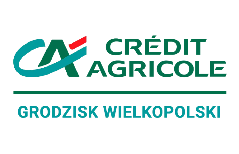 Logo oddziału Credit Agricole w Grodzisku Wielkopolskim