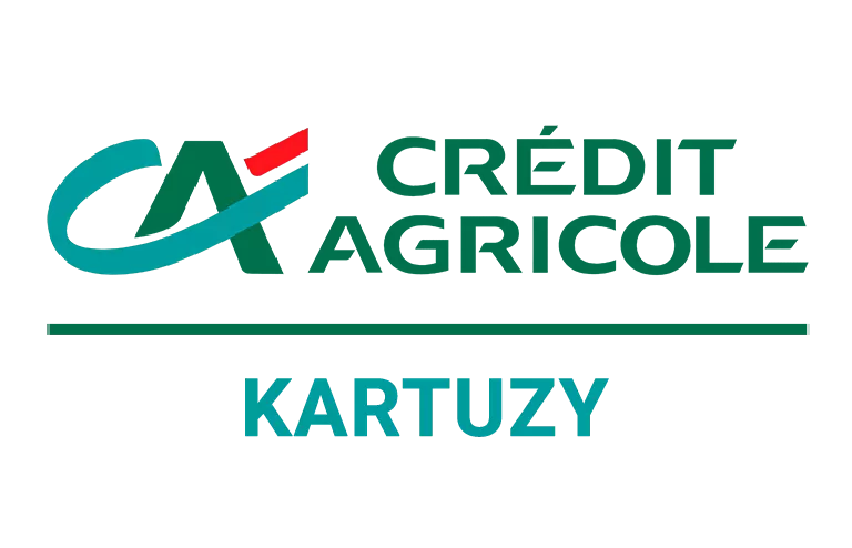 Logo oddziału Credit Agricole w Kartuzach