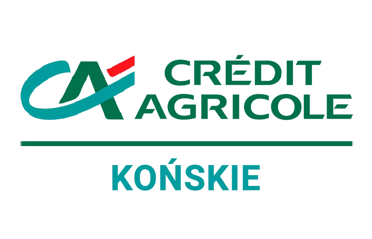 Logo oddziału Credit Agricole w Końsku