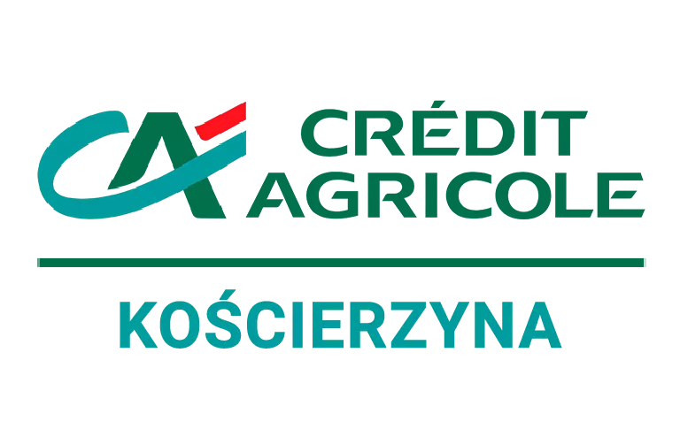 Logo oddziału Credit Agricole w Kościerzynie