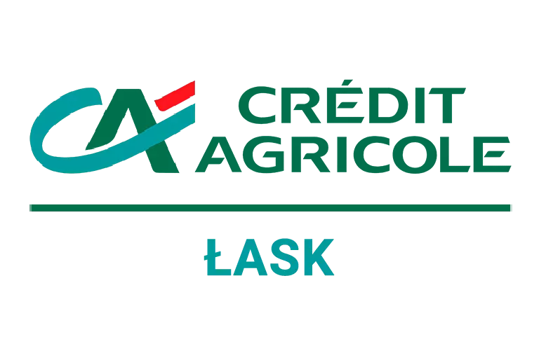 Logo oddziału Credit Agricole w Łasku