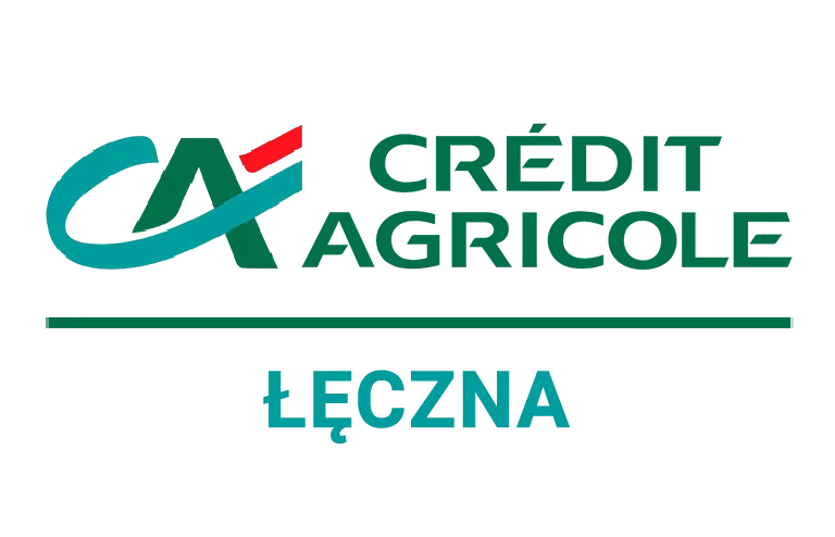 Logo oddziału Credit Agricole w Łęcznej