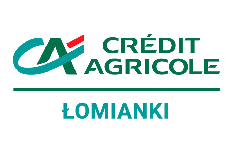 Logo oddziału Credit Agricole w Łomiankach