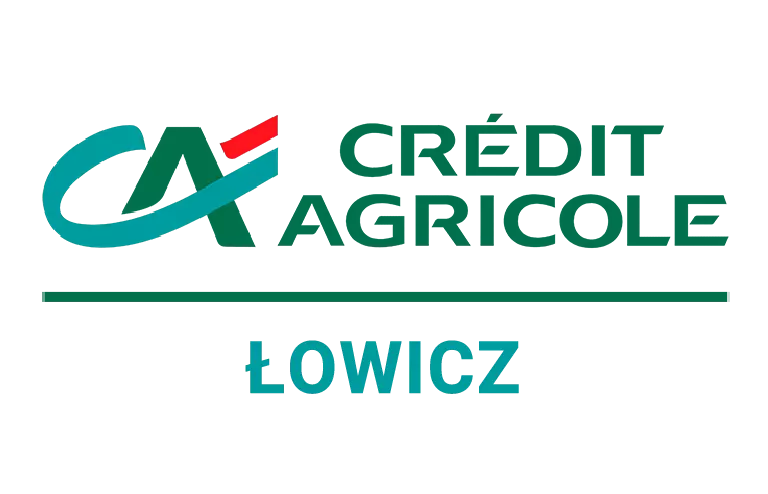 Logo oddziału Credit Agricole w Łowiczu