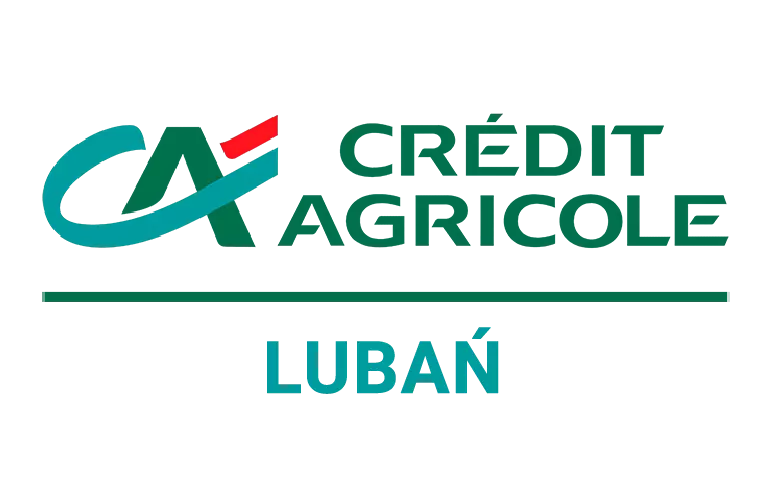 Logo oddziału Credit Agricole w Lubaniu