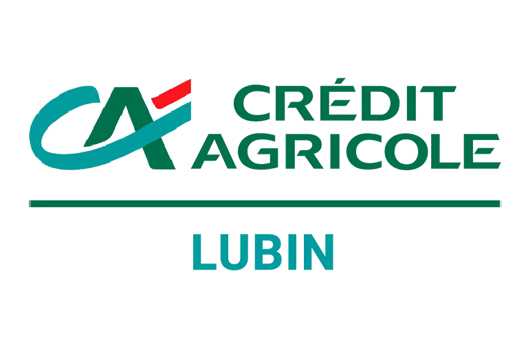 Logo oddziału Credit Agricole w Lubinie