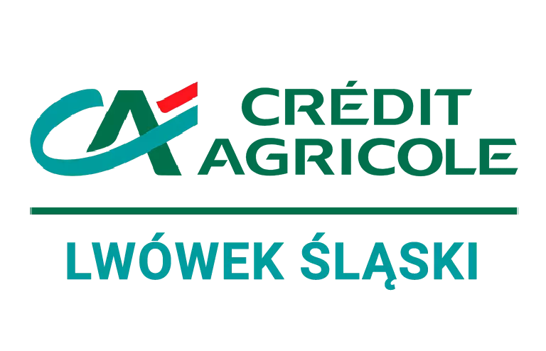 Logo oddziału Credit Agricole w Lwówku Śląskim