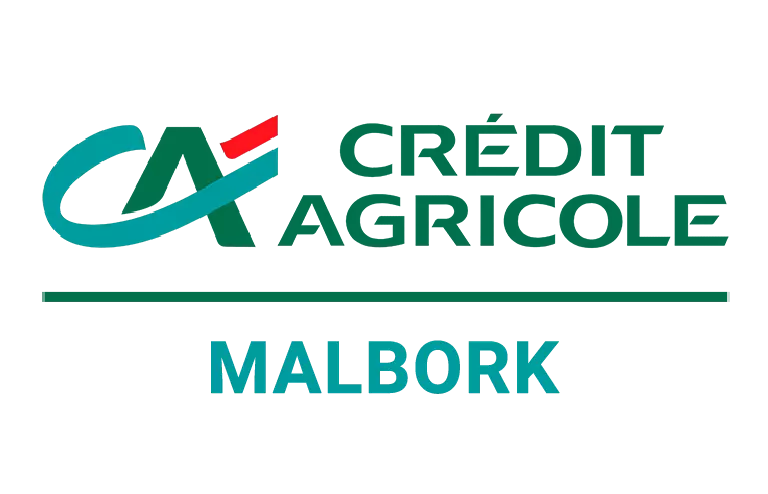 Logo oddziału Credit Agricole w Malborku