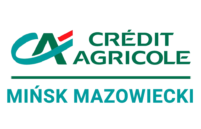 Logo oddziału Credit Agricole w Mińsku Mazowieckim