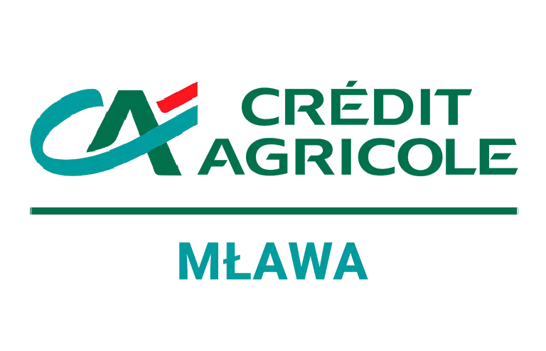 Logo oddziału Credit Agricole w Mławie