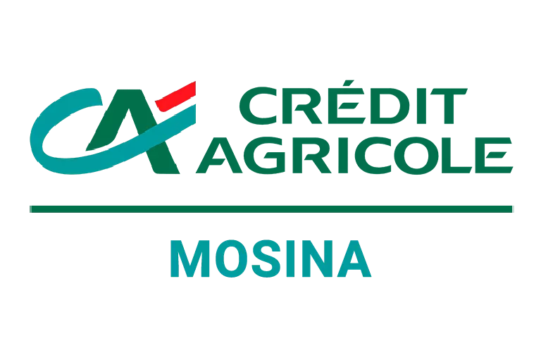 Logo oddziału Credit Agricole w Mosinie