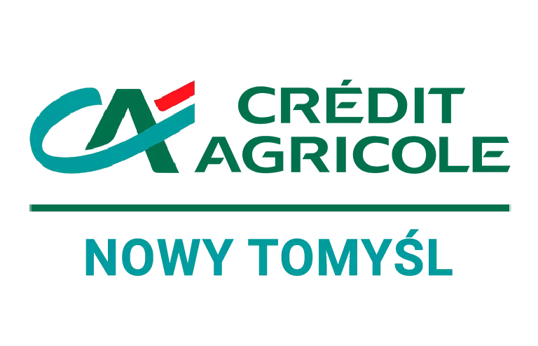 Logo oddziału Credit Agricole w Nowym Tomyślu