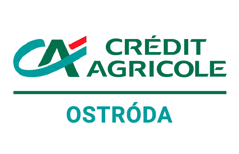Logo oddziału Credit Agricole w Ostródzie