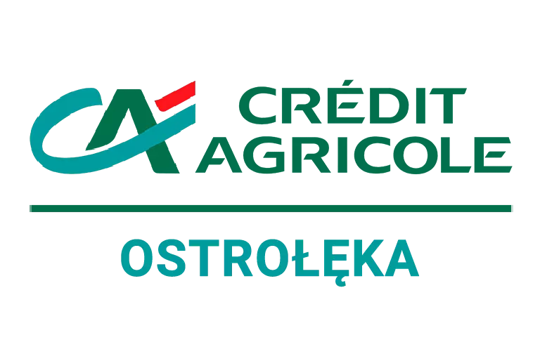 Logo oddziału Credit Agricole w Ostrołęce