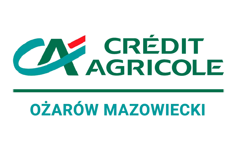 Logo oddziału Credit Agricole w Ożarowie Mazowieckim