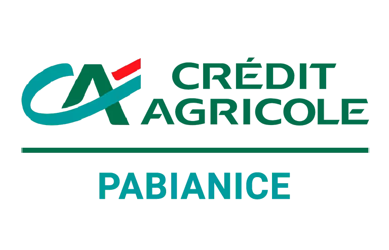 Logo oddziału Credit Agricole w Pabianicach